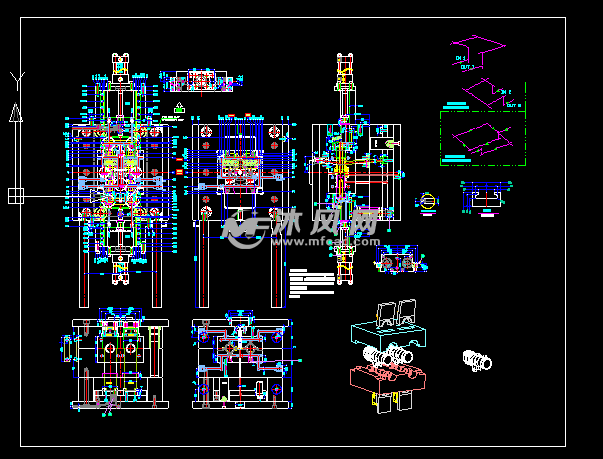 模具整体结构详细展示