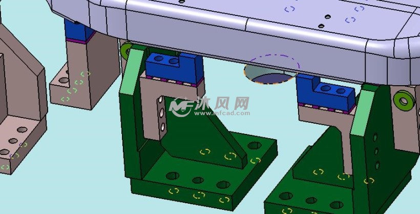 座垫前板焊接夹具定位块