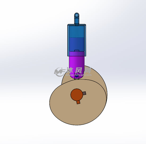 solidworks双凸轮活塞机构动画仿真