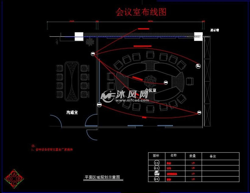 会议室布线图