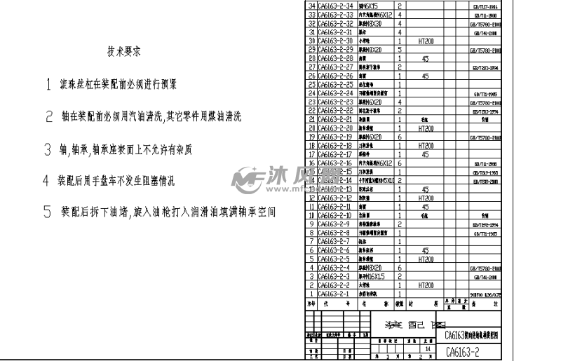 普通车床ca6163的数控化改造