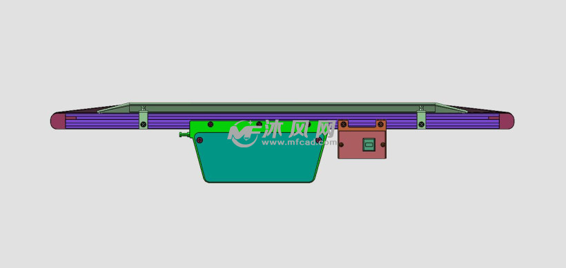 u型输送带传送带三维模型