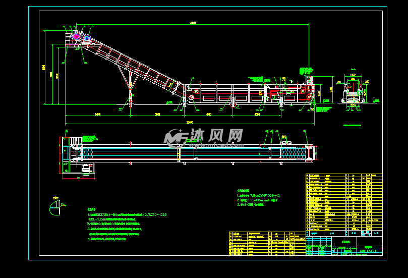 gbl0.8x21m刮板捞渣机