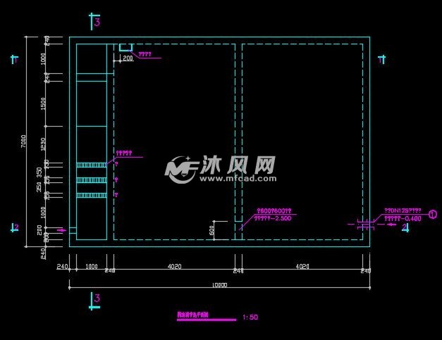 隔油调节池图