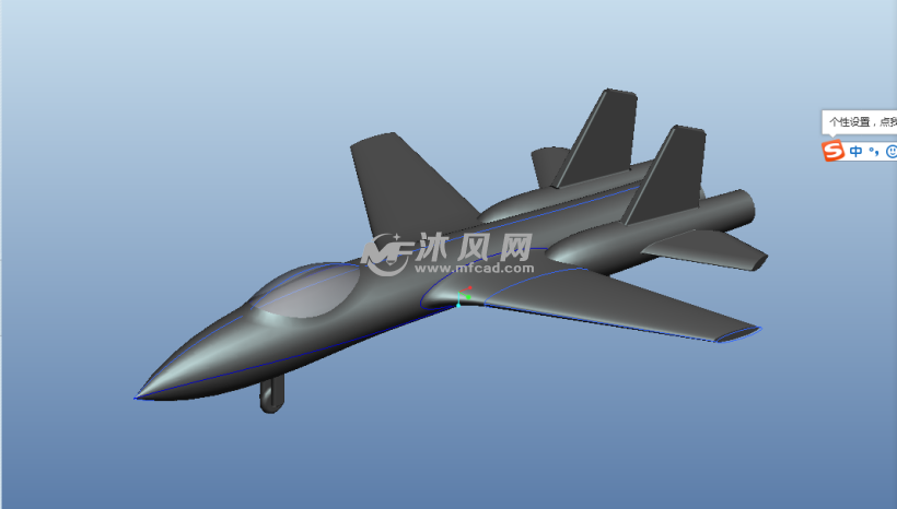 f22战斗机立体模型设计
