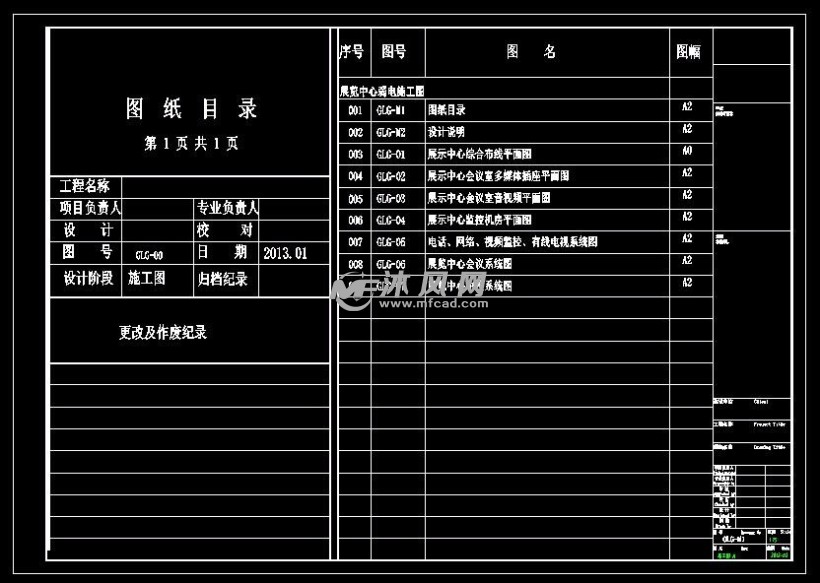 展览中心弱电设备安装大样图