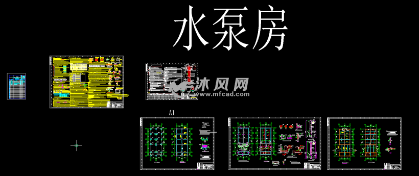 水果加工厂消防水泵房结构施工图