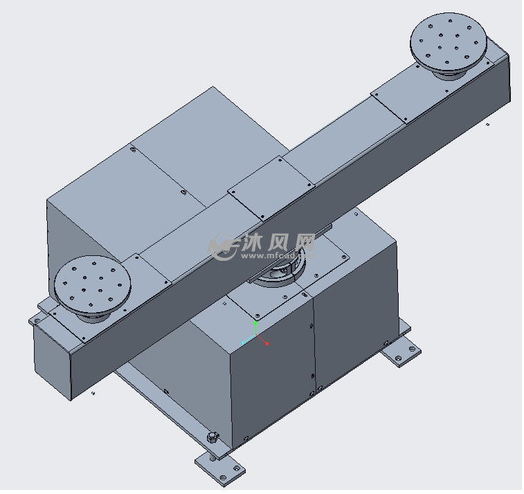 喷涂用一字转台 - 通用设备图纸 - 沐风网