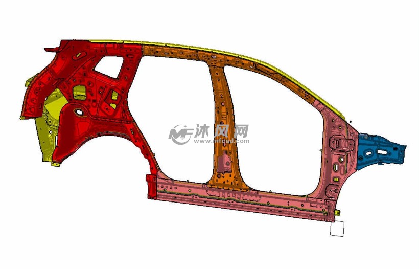 一款suv车身数据侧围