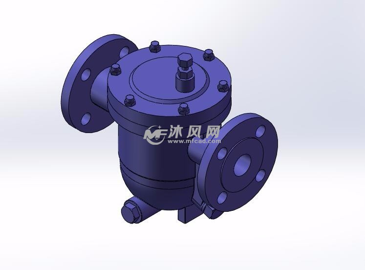 6种wzf型自由浮球式蒸汽疏水阀 - 阀体图纸 - 沐风网