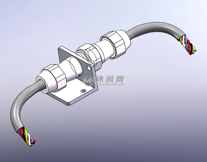 wy20航插安装预览