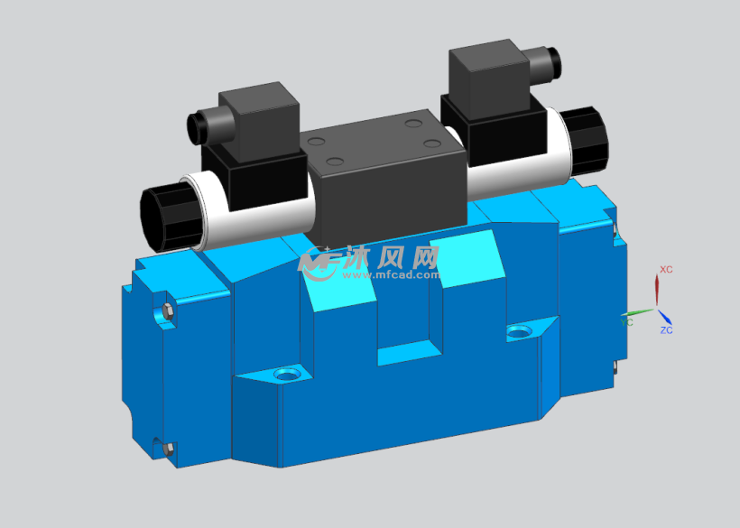 hydraforce三位三通电磁阀模型