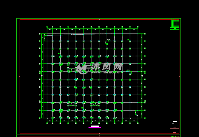 桩位平面布置图