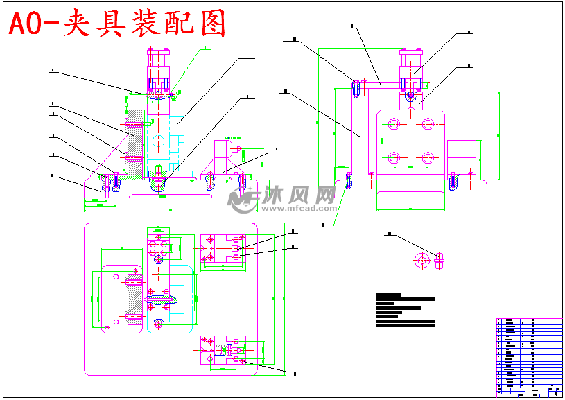 齿轮泵泵体卧式两面组合钻液压及夹具