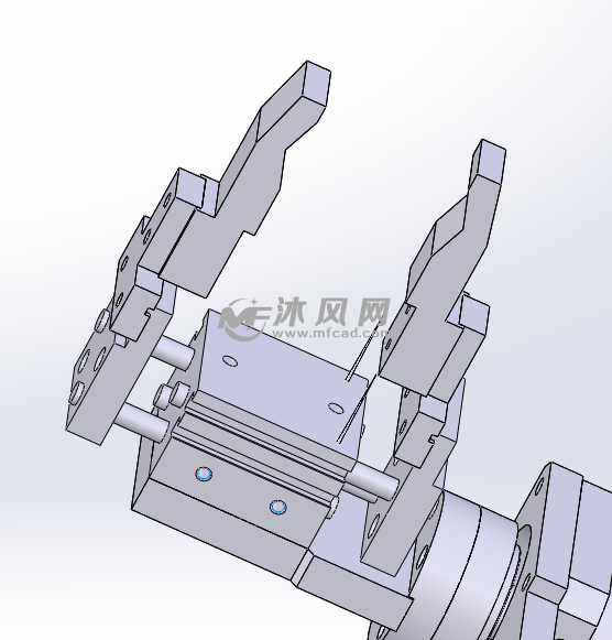 顶升移栽翻转机构夹爪机构