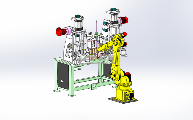 组装自动化设备机械手工作位置