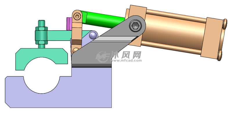 气动锁紧机构