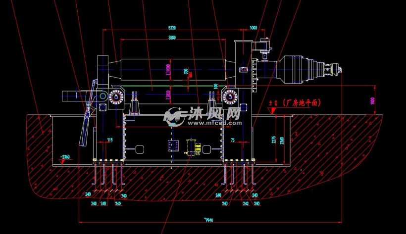水平下调式三辊卷板机14535