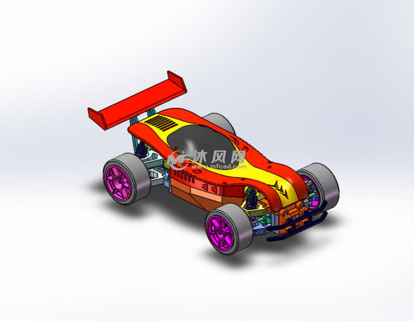 遥控四驱车(支持3D打印)