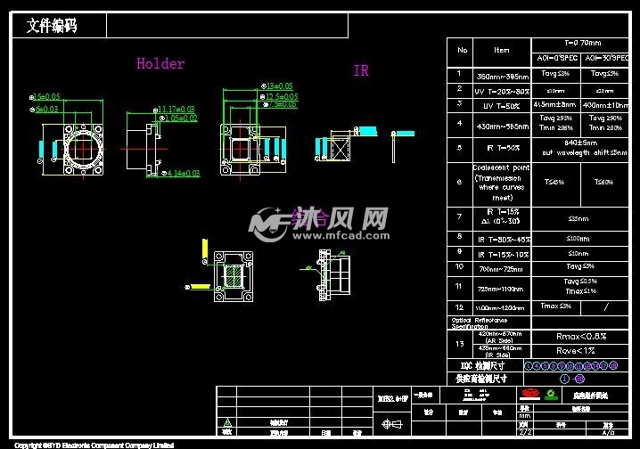 人脸支付摄像头 - 数码产品图纸 - 沐风网