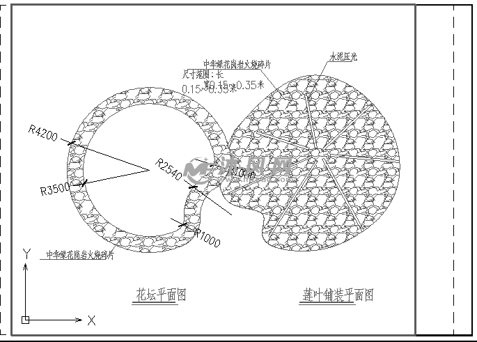 花坛平面图