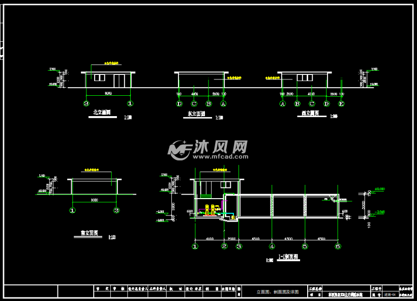 地下300立方消防水池建筑施工图 - 其他图纸 - 沐风网