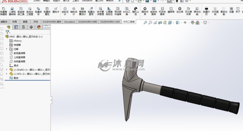多种锤子合集 - 手动工具图纸 - 沐风网