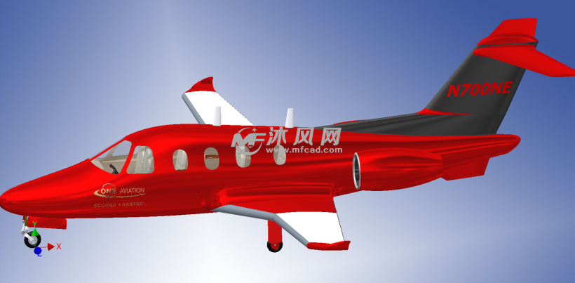 旅游飞行的飞机 玩具公仔图纸 沐风网