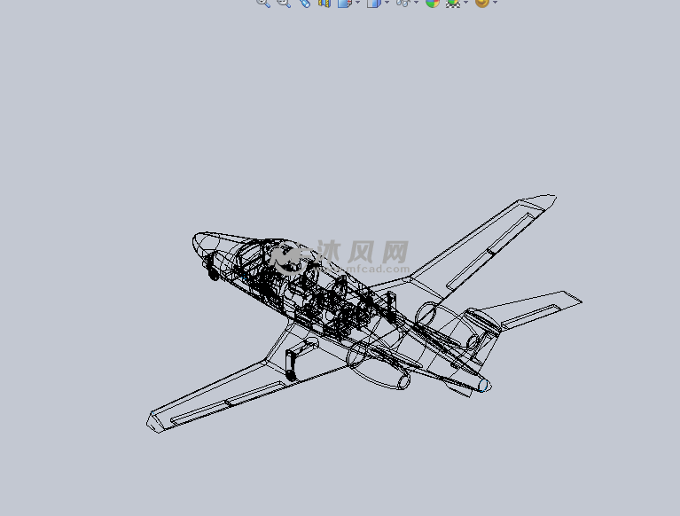 旅游飞行的飞机 玩具公仔图纸 沐风网