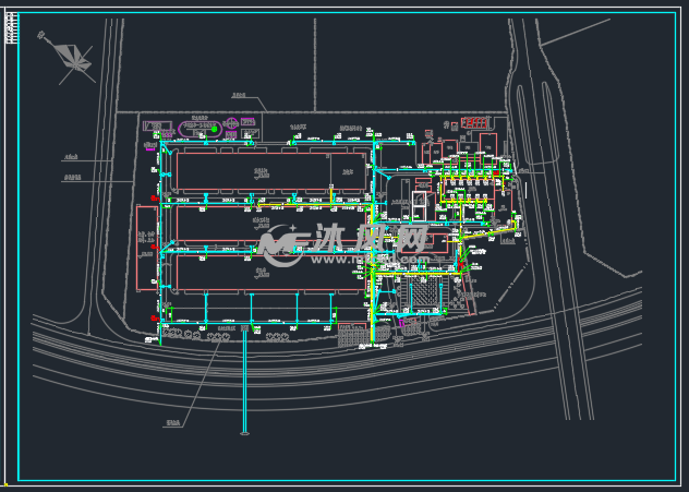 某厂区室外给排水管网施工图