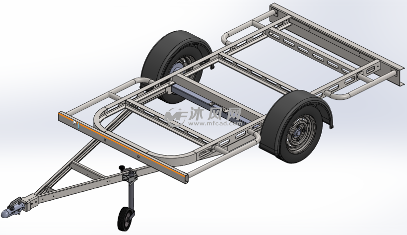 结构式拖车设计模型