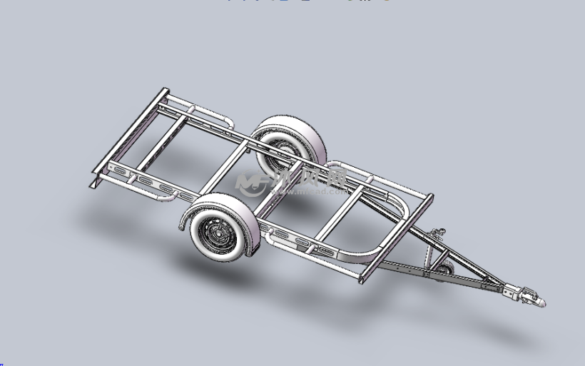 结构式拖车设计模型