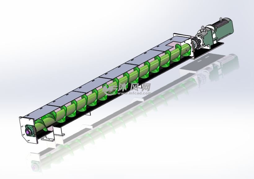螺旋输送机图纸三维