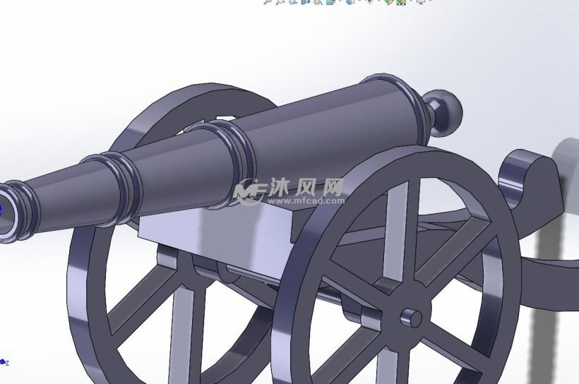 火炮设计 - 军工模型图纸 - 沐风网