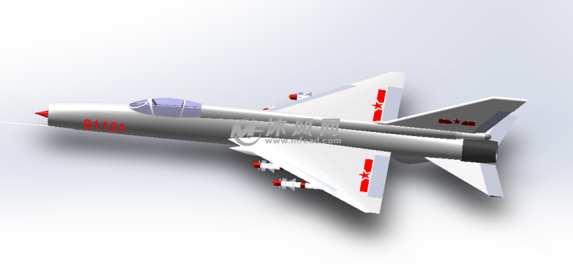 战斗机设计三维 - 航空航天图纸 - 沐风网