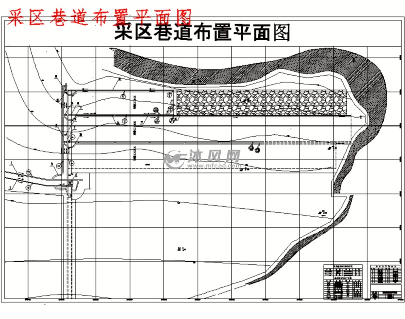 采区巷道布置平面图