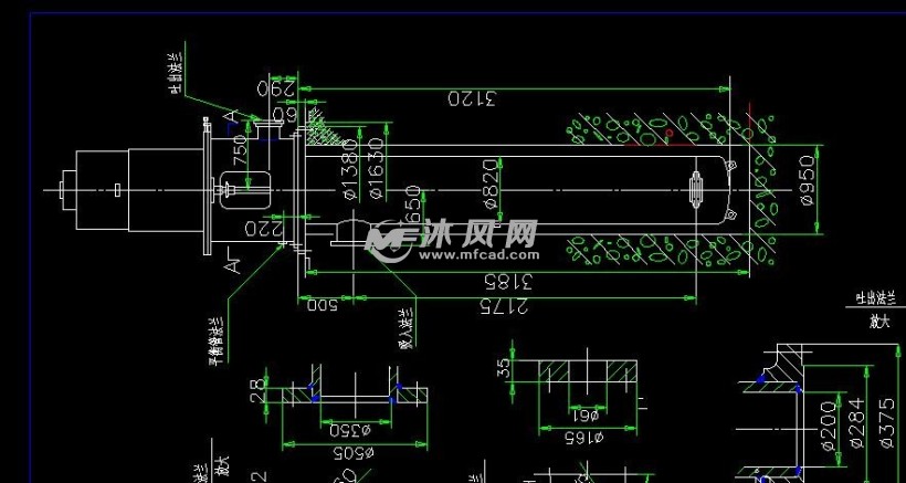 深井水泵安装图 - 泵图纸 - 沐风网