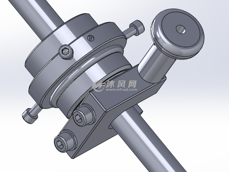 插桶吸油杆件 - 零部件模型图纸 - 沐风网