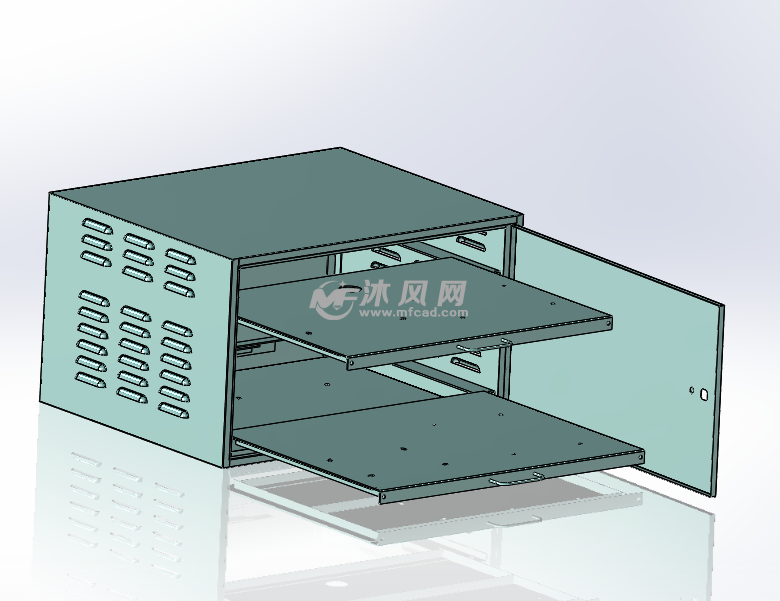 电器箱双层抽屉