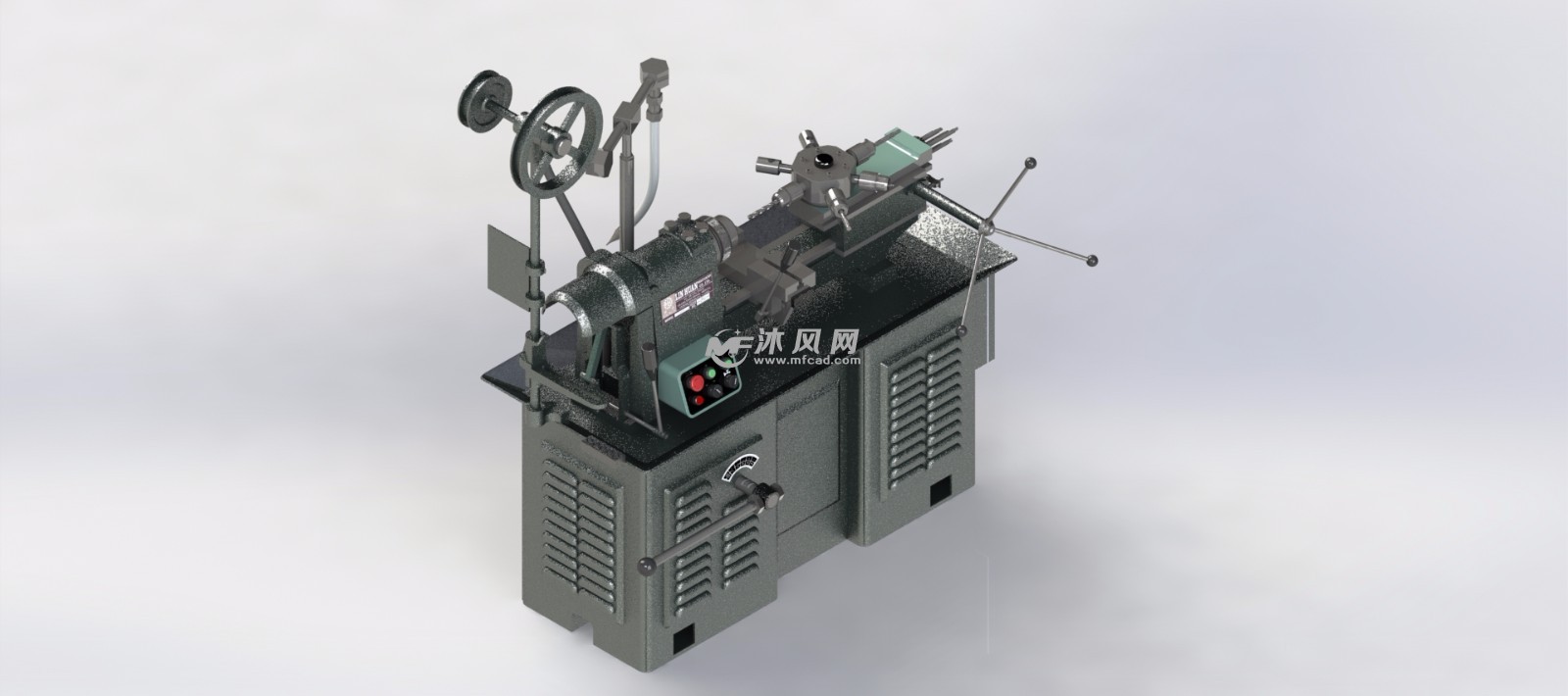 转塔式车床(设备 机械加工图纸 沐风网