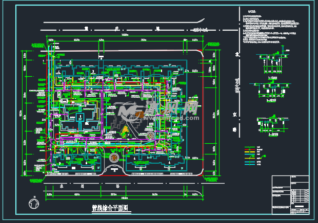 管线综合平面图