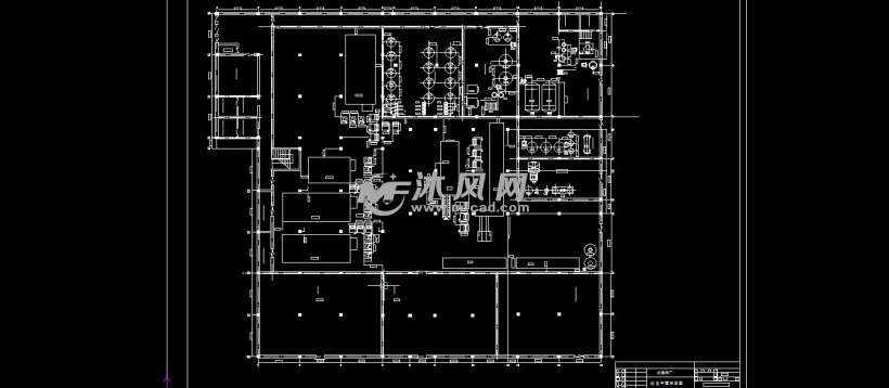 冰淇淋工厂供水蒸汽物料清洗管路规划设计图 - 食品