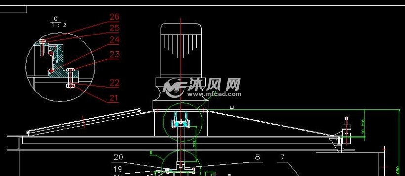 悬臂机构结构图