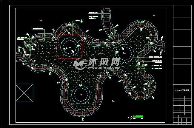 儿童活动区一设计及平面图