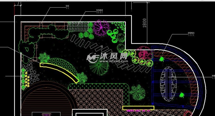 屋顶花园设计总平面图