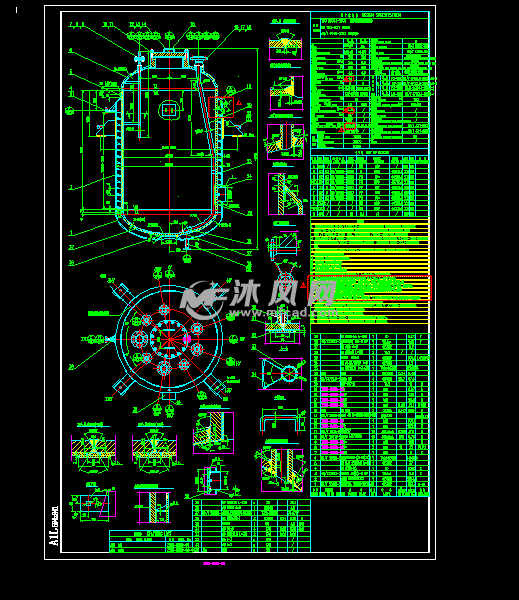 反应釜详细设计图