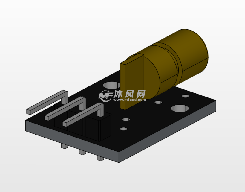 激光发射模块模型展示