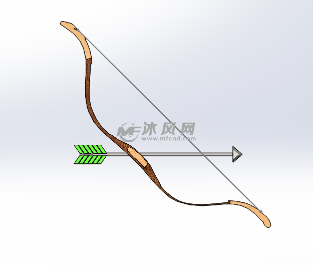 常备武器-弓箭 - 军工模型图纸 - 沐风网