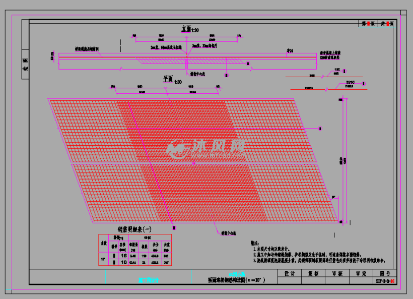 桥面连续钢筋构造图