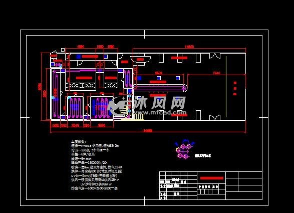 喷装车间平面布置图